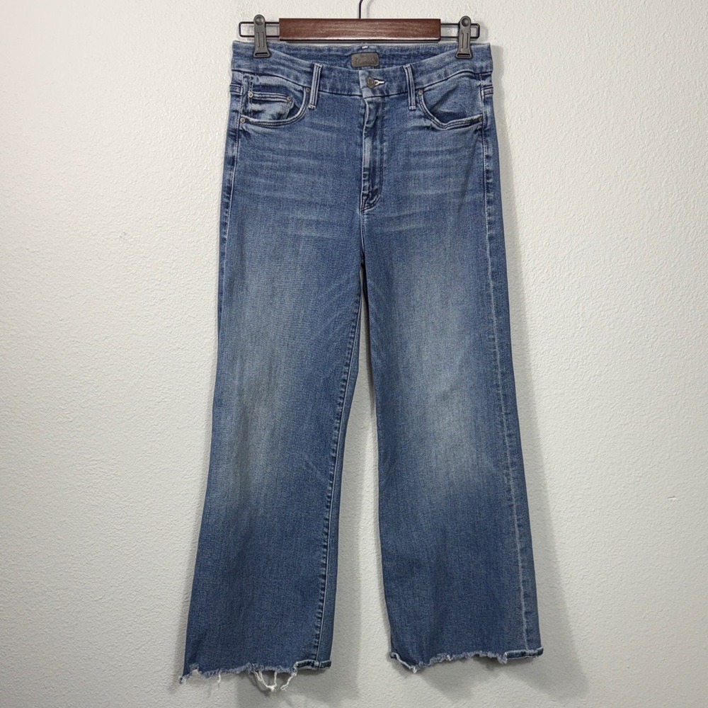 Women’s Wide-Leg Blue Denim Jeans
